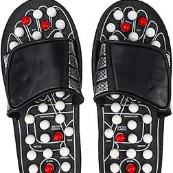 Message Slippers, Rotating Acupressure Foot Massager